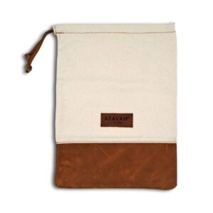 Shofar Bag - Cotton & Leather