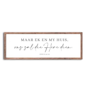 Farmhouse Frame - Ek en My Huis...