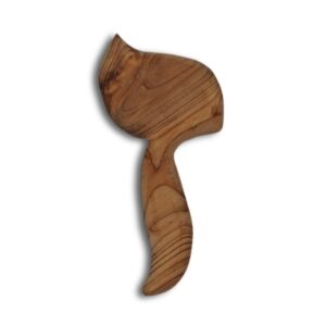 Handcrafted Hebrew Letter: Zayin - Cedarwood