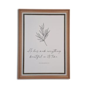 Framed Scripture Art - He has made everything beautiful
