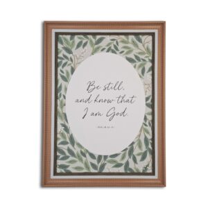 Framed Scripture Art - Be Still and Know that I am God