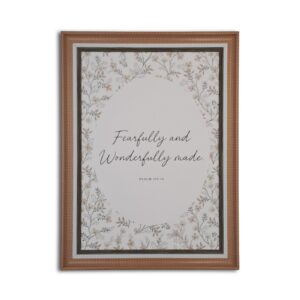 Framed Scripture Art - Fearfully and Wonderfully Made