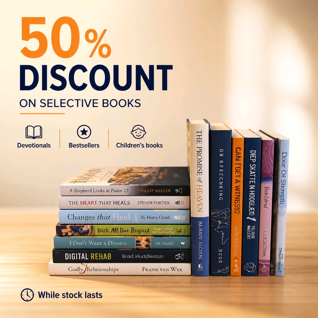 50% Discount on selective books